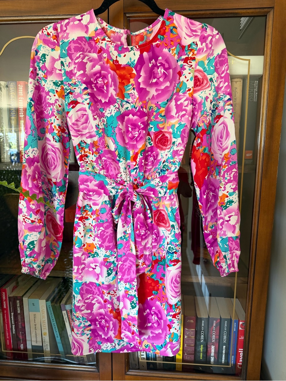 Floral Dress with Belt